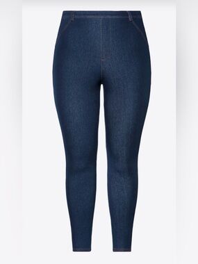NWT YITTY Fabletics High-Rise Dark Blue Women's Jeggings Plus Size 3X/4X